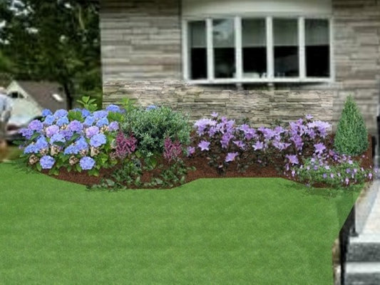 Landscape Design Plan for Foundation Planting 'Stoneview'